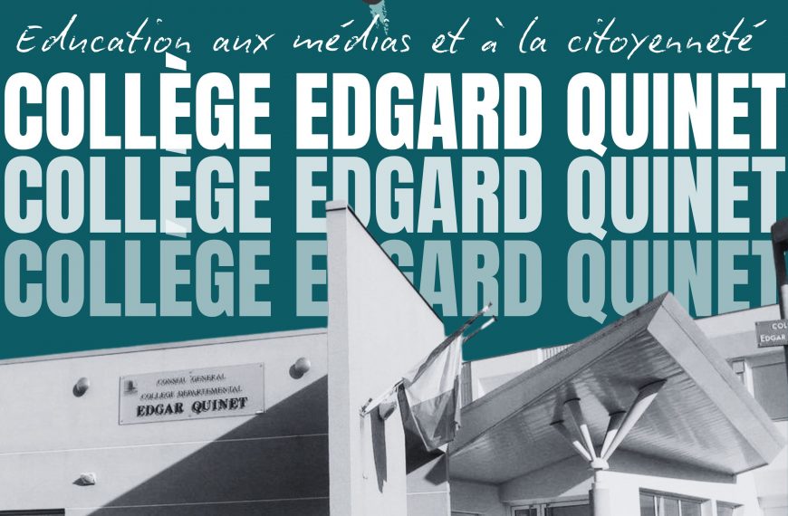 Collège Edgard Quinet : éducation aux médias et à la citoyenneté